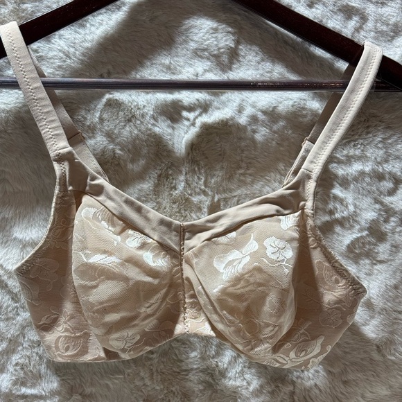 Wacoal Awareness Full Figure Seamless Wire Free Bra Sand 38D - Picture 5 of 15